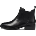 thumbnail image 4 of Cole Haan Laina Black Princess Leather/Tonal Gore Almond Toe Pull On Boots (Black Princess Leather/Tonal Gore, 5), 4 of 5