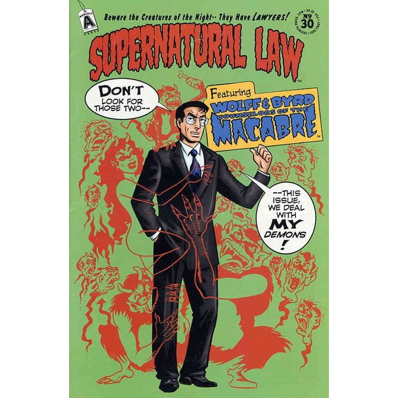Supernatural Law #30 VF ; Exhibit A Comic Book