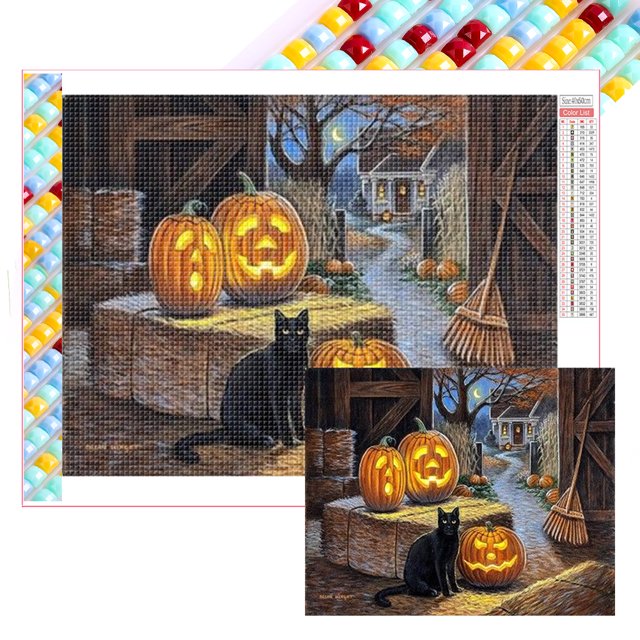 Kit Con Cuentas Cuadradas 5D DIY Del Arte Artesanal 55x45cm