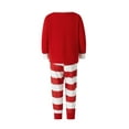 thumbnail image 4 of Nituyy Holiday Family Matching Pajamas Christmas Pjs Set Long Sleeve Tops Xmas Pajamas Pant Cute Family Jammies, 4 of 10