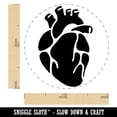thumbnail image 2 of Realistic Heart Four Chambers Anatomy Biology Love Science Self-Inking Rubber Stamp Ink Stamper - Brown Ink - Medium 1 Inch, 2 of 7