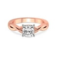 thumbnail image 3 of 2 Carat IGI Certified Cushion Shape Lab Grown Diamond Engagement Ring | 14K Rose Gold | Intertwine Bliss Solitaire Lab Diamond Ring | FG-VS1-VS2 Quality Friendly Diamonds, 3 of 5