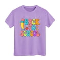 thumbnail image 4 of Back To School Graphic Tee For Girls Short Sleeve Crewneck Top Ideal For First Day And Activities, 4 of 4