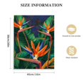 thumbnail image 2 of PIKWEEK Tropical Bird of Paradise Canvas Wall Art Print, Tropical Artwork canvas printing 12*16in/16*20in 16x20 in, 2 of 5