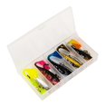 thumbnail image 4 of jinwen 5 Pcs Leurres Souples à Queue de Pagaie Mini pour Truite Doré Poisson Rouge, 4 of 9