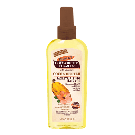 Palmer's Cocoa Butter Formula with Vitamin E Cocoa Butter Moisturizing Hair Oil, 5.1 (Best Moisturizing Oil For Natural Hair)