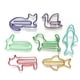 thumbnail image 2 of Methold 10 Uds. Clips de papel con forma de Animal bonito dispensadores de marcadores de libros de Metal patrón de accesorios de oficina al cartulina, 2 of 6