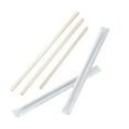 thumbnail image 2 of 100 Pcs Wooden Coffee Stirrers, 7.5 Inch Disposable Stir Sticks, Individually Wrapped, for Mixing Cocktail, Chocolate, Tea, Milk, Hot or Cold Beverages, 2 of 6