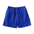 thumbnail image 3 of DDAPJ pyju Mens Swim Shorts 4 Way Stretch Shorts Bathing Suits Swim Trunks Mesh Liner Beach Board Shorts with Pockets Blue M, 3 of 8
