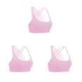 thumbnail image 2 of Qarigey Sujetadores deportivos Entrenamiento Fitness Sujetador Firmeza Práctico Deporte Prop Acolchado Rosa XL Type1 NO1 Qarigey CBP382463, 2 of 6