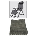 thumbnail image 3 of Tela para silla plegable de patio, playa, ocio, jardín, terraza, reclinable gris, 3 of 9