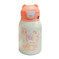 thumbnail image 5 of Taza aislante de felpa para estudiantes de alto valor con taza de agua con pajita portátil para niños, 5 of 5