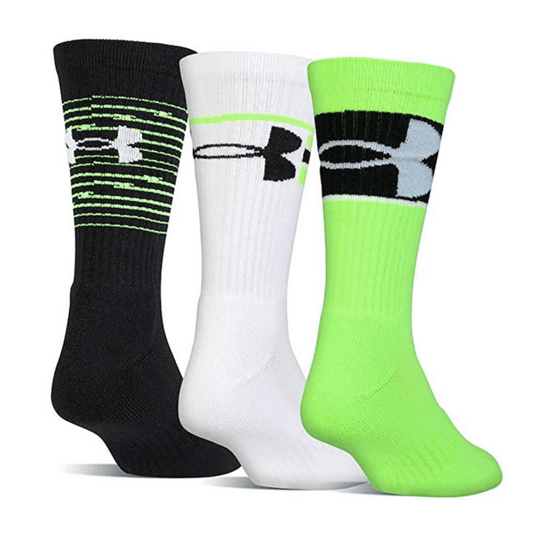UNDER ARMOUR UA Next Statement No Show Sock 3 Pack Men (4-8) Youth (4Y-8Y)