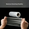 thumbnail image 6 of Stretch Wrap Film 80 Gauge, 18-inch Width, 1500 ft. Length [4 rolls] | Thick, Industrial Strength Wrap | Puncture-Resistant Heavy Duty Plastic Wrap for Packing, Moving, Furniture, Pallets, 6 of 6