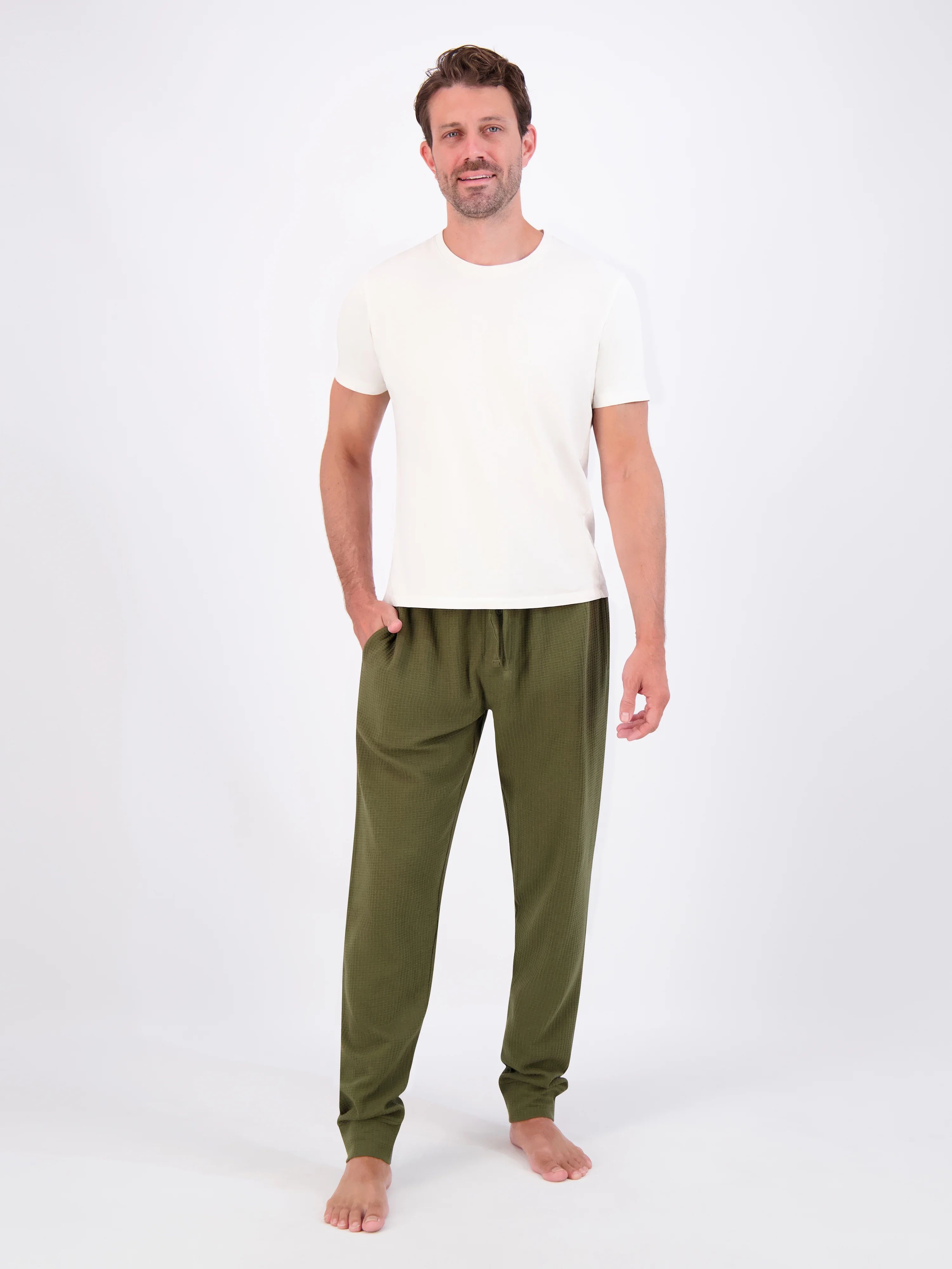 Hanes Originals Men's Cozy Thermal Joggers, Sizes S-2XL