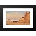 thumbnail image 2 of Carl Blechen 18x12 Black Modern Framed Museum Art Print Titled - Attributed - Fischer on the Baltic Sea Beach (1828), 2 of 5