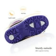 thumbnail image 2 of Dream Pairs Kids Boys & Girls Winter Mid Calf Knee High Waterproof Winter Outdoor Snow Boots Nordic Purple Size 5, 2 of 5