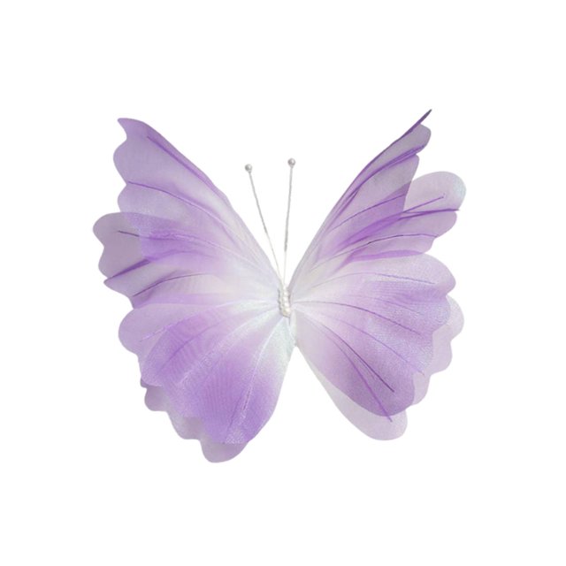 Decoración de mariposas de hilo artificial, accesorios de fotografía, decoraciones de boda para Violeta