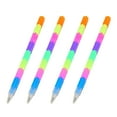 thumbnail image 1 of MasteelfCA 12pcs Creative Rainbow Multifunction Building Block Writing Pen Stacker Swap Pencil Stationery for Boys Girls (Colorful), 1 of 7