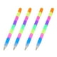 thumbnail image 1 of 12 piezas de arco iris creativo multifunción bloque de construcción de escritura pluma apilador papelería lápiz de intercambio para niñas niños (colorido), 1 of 8