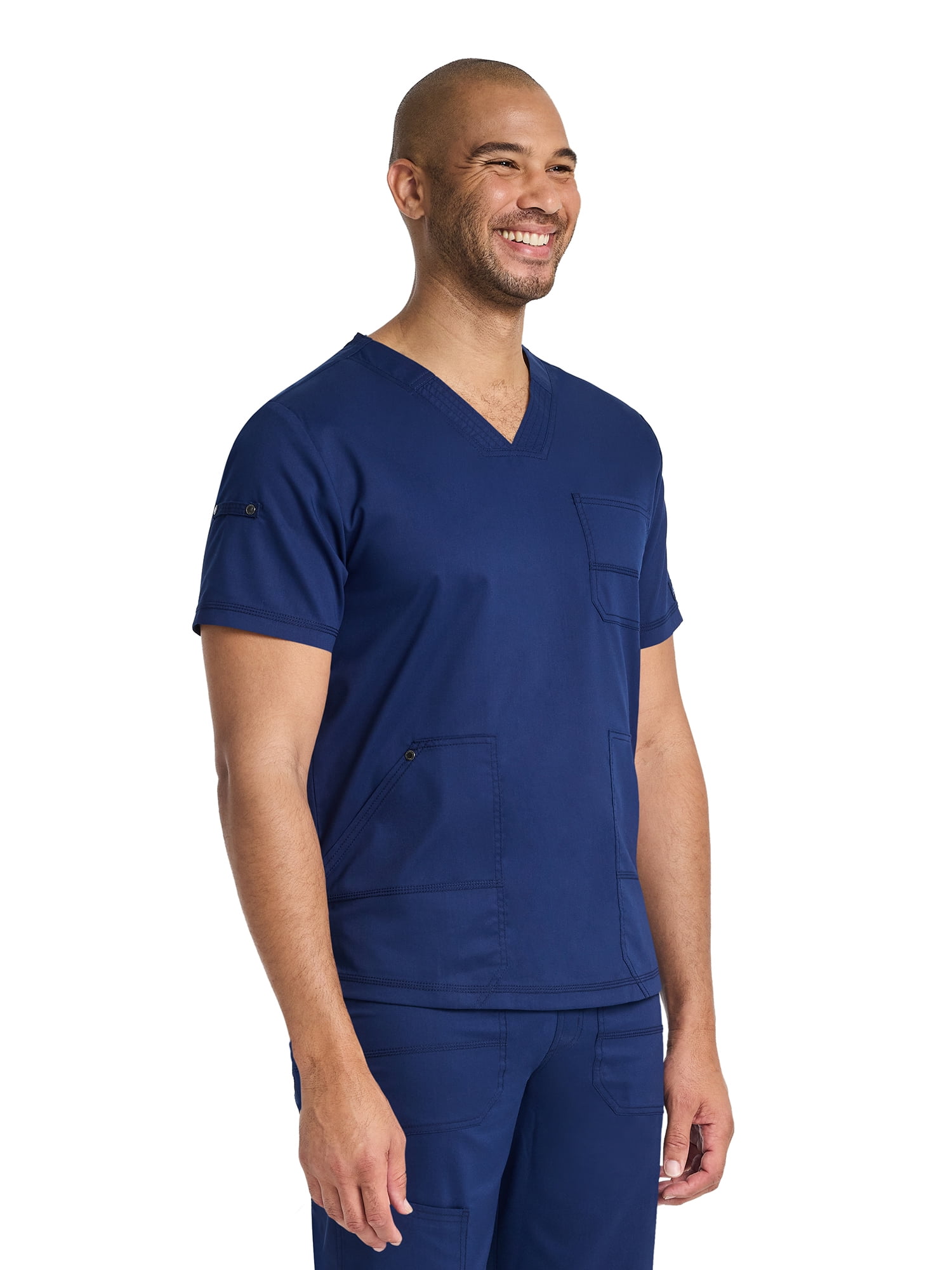 Genuine Dickies Men's Stretch V-Neck Scrub Top