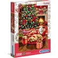 thumbnail image 1 of Rompecabezas Perritos Navidad en la Chimenea Clementoni 1000 piezas, 1 of 2