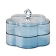 thumbnail image 1 of Shangren Food Storage Organizer 2 Layer Jewelry Storage Box for Party Kitchen Wedding blue, 1 of 8