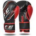 thumbnail image 3 of FIST FUSION Boxing Gloves, Pro Training Sparring, Maya Hide Leather, Muay Thai MMA Kickboxing, Men Women Adult, Heavy Punching Bag Focus Mitts Pads Workout, Multi Layered, 8 10 12 14 Oz, 3 of 5
