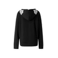 thumbnail image 5 of Seyurigaoka Rhinestone Skull Skeleton Zip Up Hoodies for Women Goth Harajuku Oversized Sweatshirts 90s E-girl Halloween Casual Jacket for Teen Girls, 5 of 9