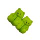 thumbnail image 1 of Jumpingount Zapatillas de oso de peluche para mujer, zapatos de invierno, calzado térmico para niñas, zapatillas de animales adorables para Calzado Verde, 1 of 6
