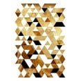 thumbnail image 2 of OnRei 15x18 Black Ornate Wood Framed with Double Matting Museum Art Print Titled - Golden Triangles Mate, 2 of 4