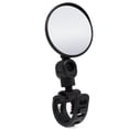 thumbnail image 1 of Modern Tech Black Bicycle Rearview Mirror - 5cm Wide-Angle Convex Stainless Steel Lens, 360° Rotatable Silicone Handle, Portable Lightweight Design for Mountain Bikes & Road Cycles, Easy, 1 of 6