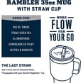 thumbnail image 3 of YETI Rambler 35 oz Straw Mug, Vacuum Insulated, Stainless Steel, Big Wave Blue, 3 of 8