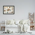 thumbnail image 5 of 13 Opening Collage Picture Frame K-12 with Double White Mat - Displays One 4x6 and Twelve Wallet Size 2.5x3.5 - Wall Mounting, Landscape, Portrait - Black, 5 of 6
