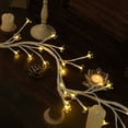 thumbnail image 3 of Efavormart 8.5ft Warm White Cherry Blossom Decorative LED Fairy String Lights, Battery-Operated Flower Party Lights, 3 of 11