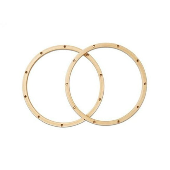 14 in. 10 Lug Snare Wood Hoops, 1 Pair