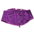 thumbnail image 5 of Women Steampunk Corset Belt Medival Elastic Waist Belt for Dresses Purple XL, 5 of 5