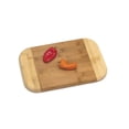 thumbnail image 2 of Lipper International Tabla De Cortar Y Servir De Cocina De Dos Tonos De Madera De Bambú, Mediana, 11-3/4"" X 7-3/4"" X 3/4"", 2 of 4