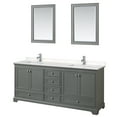 thumbnail image 6 of Wyndham Collection Wcs202080d-Vca-M24 Deborah 80" Free Standing Double Basin Vanity Set -, 6 of 7