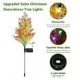 thumbnail image 4 of LHWEN Outdoor Solar Christmas Tree Lights LED Yard Decorations with Two Lighting Modes Colorful Garden Lights for Holiday Parties IP65 Solar-Powered Tree Lights for Patio Walkway, 4 of 8