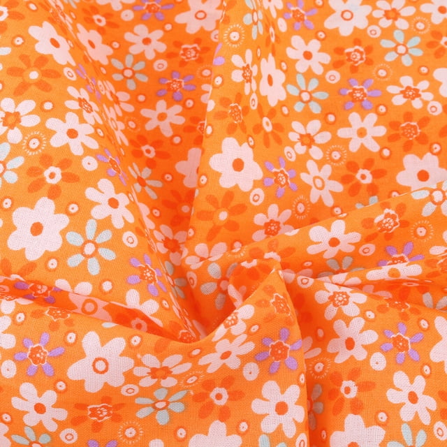 7pcs Cotton Cloth Textile Craft Fabric Bundle Patchwork Fabric DIY Sewing Quilting Floral Pattern