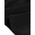 thumbnail image 5 of Agnes Orinda Women's Plus Size Self Tie Flutter Short Cap Sleeve Ruffle Midi Dresses 1X Black, 5 of 6