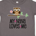 thumbnail image 4 of Inktastic My Nana Loves Me Owl Girls Toddler T-Shirt, 4 of 5