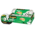 For Scotch Magic Tape & Refillable Dispenser 3/4" x 650" 1" Core Transparent 6/Pack