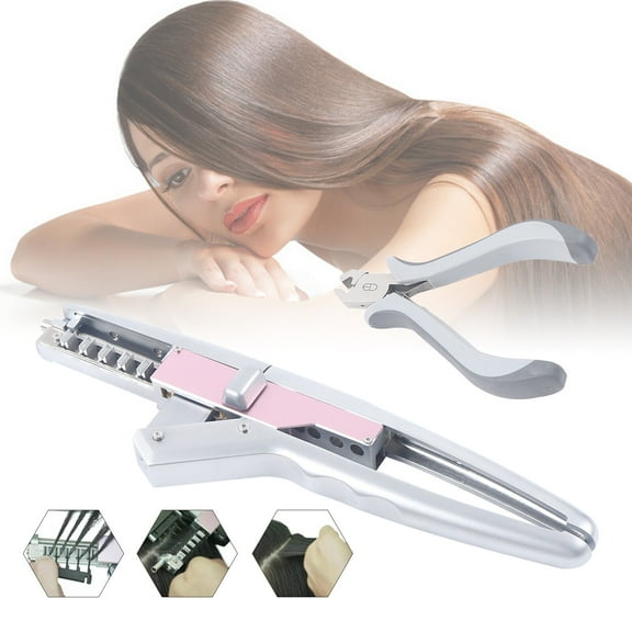 Miumaeov 6D Second Generation Seamless Hair Extension Machine No-Trace Hair Connector Tool Kit No-trace Hair Extensions for Salon
