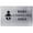 Brushed Aluminum, variant on ADA CENTRAL SIGNS - 6" X4" Baby Changing Area Sign | Tactile Graphics Grade 2 Braille Text Baby Care Sign| ADA Compliant Wall Mount Plastic Restroom Sign for Hospital, Offices, Clinics and Apartments