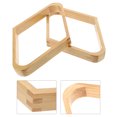 thumbnail image 3 of 2pcs Wood Billiard Ball Rack Vintage Billiard Diamond Rack Table Pool Ball Rack, 3 of 8