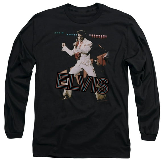 Elvis Presley - Hit The Lights - Long Sleeve Shirt - Large