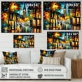 thumbnail image 4 of Designart Colorful Quebec City II Canvas Wall Art, 4 of 5