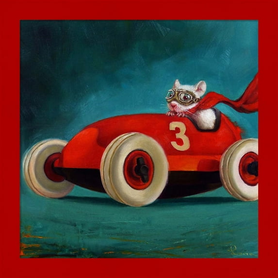 Great Art Now Speed Racer by Lucia Heffernan, Framed Wall Art, 14W x 14H